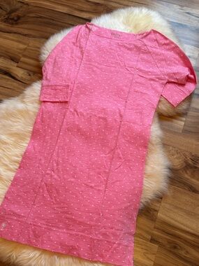 Lilly Pulitzer Pink Polka Dot Short Sleeve Shift Dress